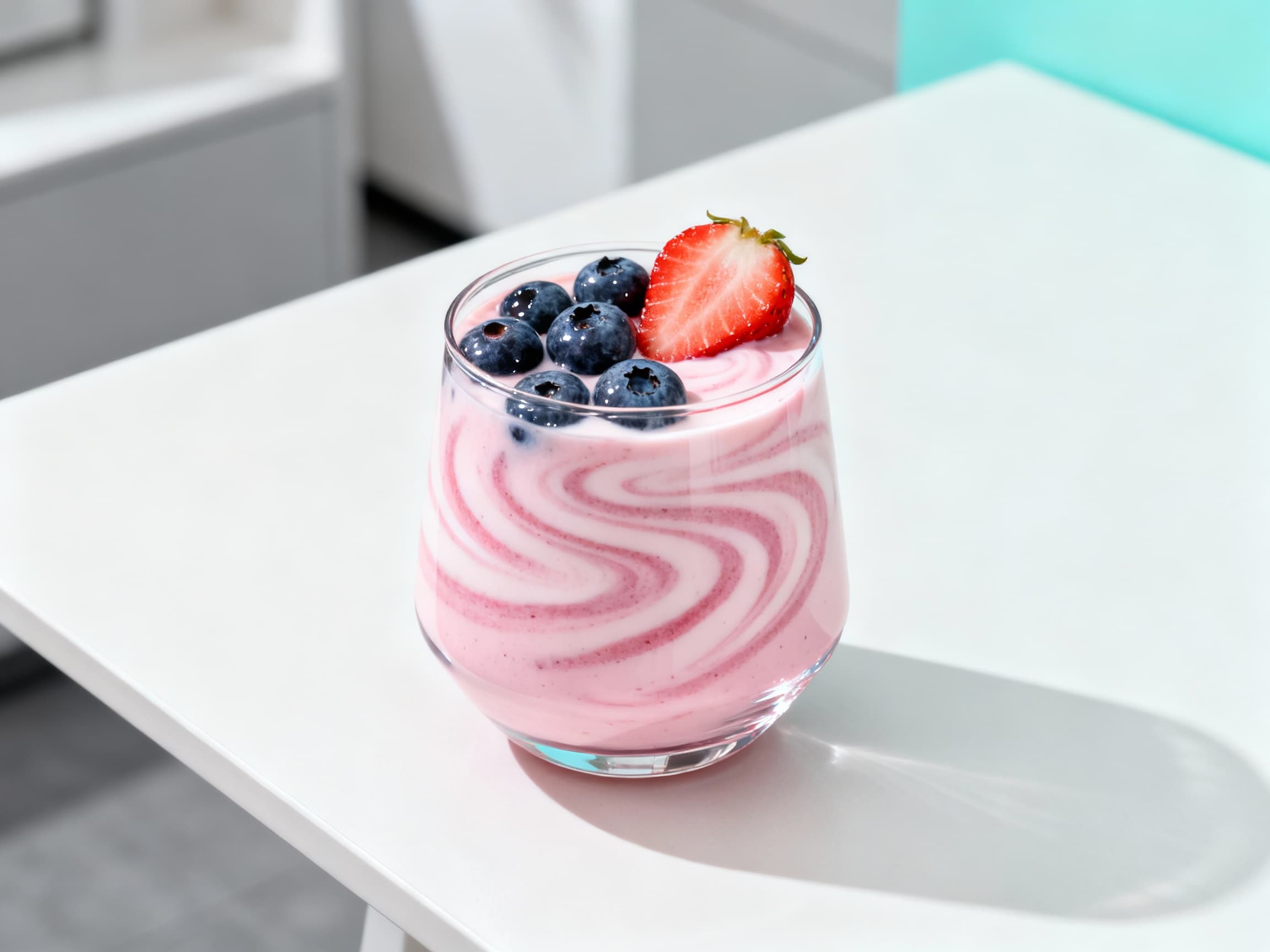 Modern Yogurt Shop with Versatile Space