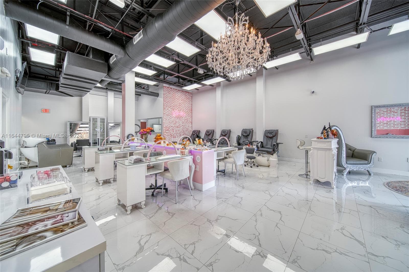 Turnkey Full Service Beauty Salon with Prime Location