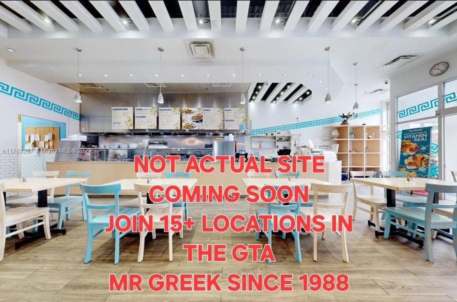 New Mr Greek Franchise with Prime High Traffic Location