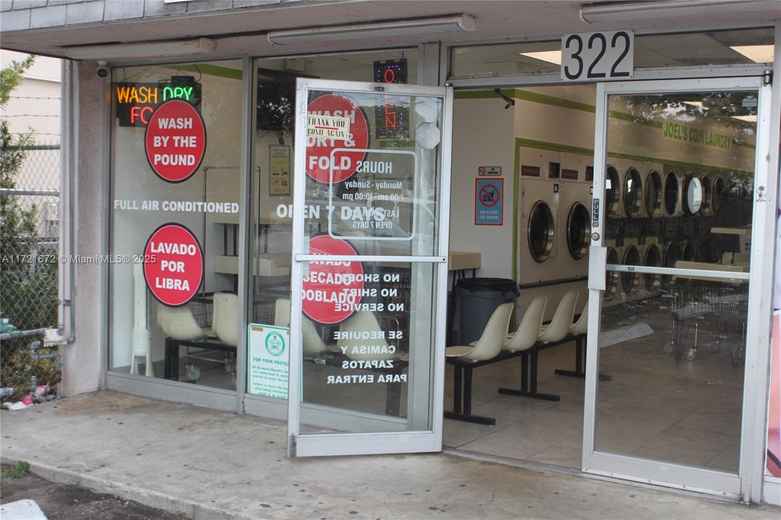 Established Laundromat with Recently Updated Building