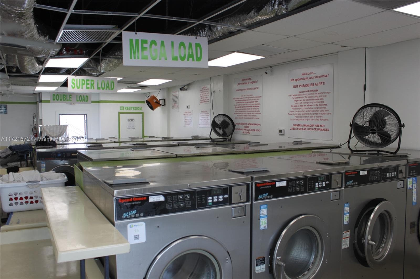 Established Laundromat with Recently Updated Building