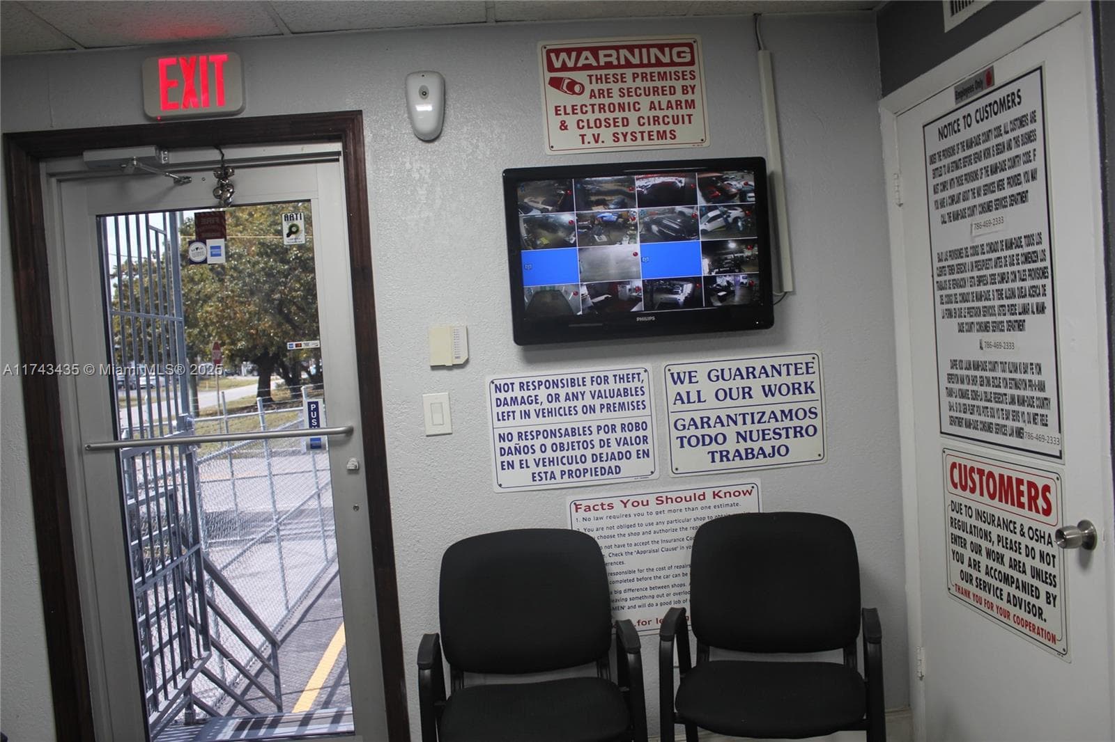 Turnkey Auto Body Shop with Active Paint Booth