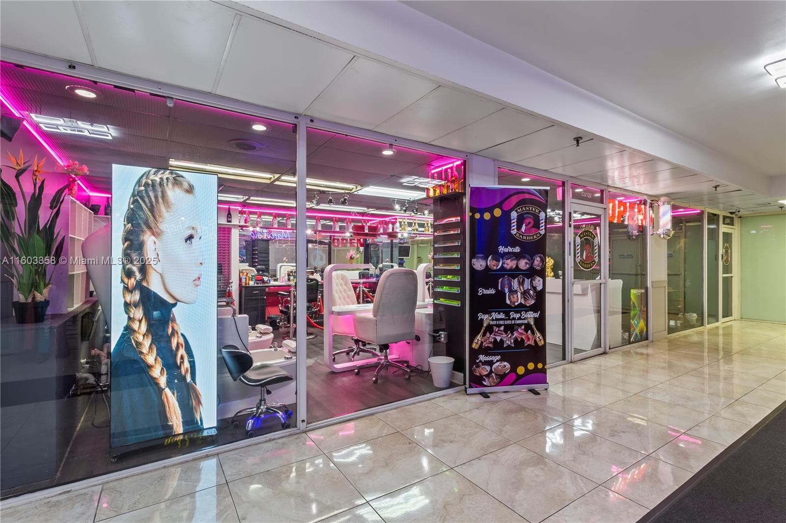 Turnkey Hair Salon and Barber Shop with Hotel Clientele